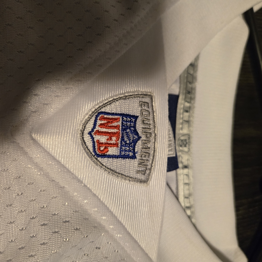 NFL White and Blue Men's Jersey - Picture 4 of 8